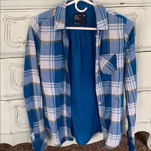 AEO plaid shirt